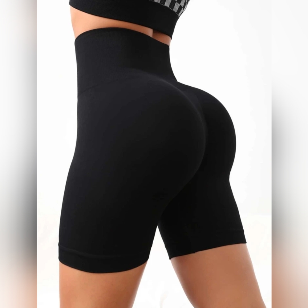 Basic Wideband Waist Seamless Sports Shorts